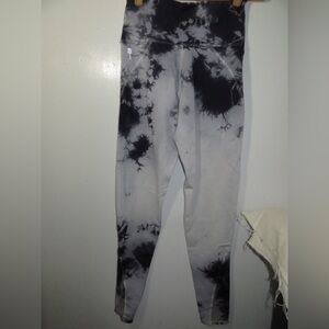 Electric & Rose Monochrome Tie-Dye Leggings